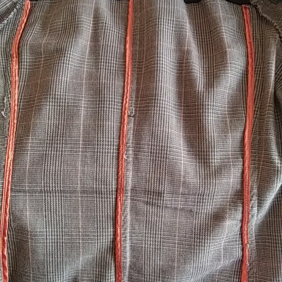 Vintage Cecil Plaid Blazer with Elbow Patches - Picture 10 of 12